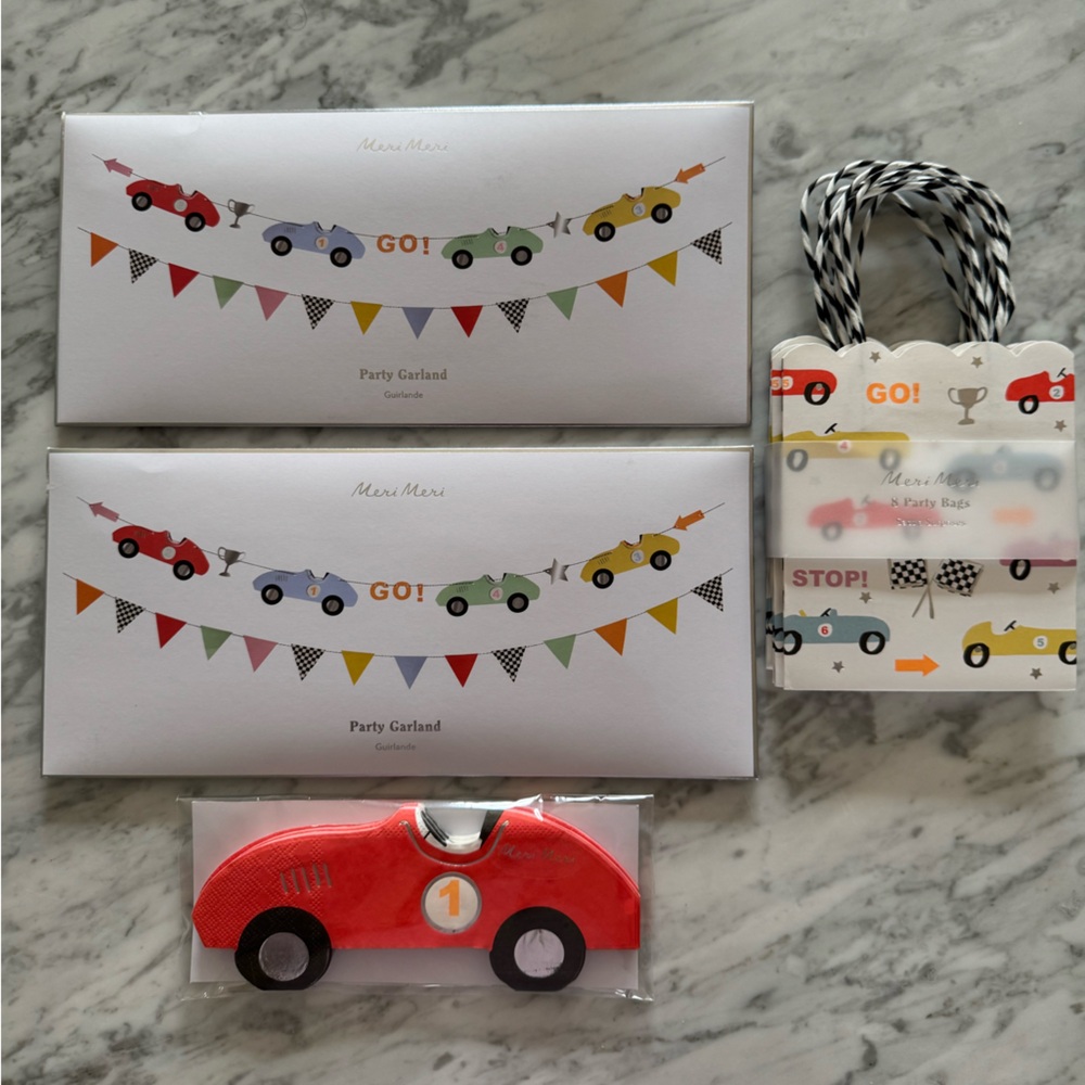 Meri Meri Race Car Party Theme
